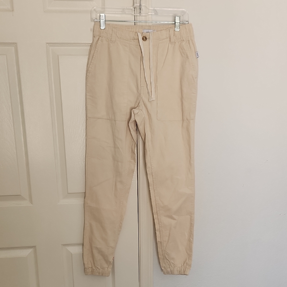Onia Cream Corduroy Jogger Trouser Pants Size Small